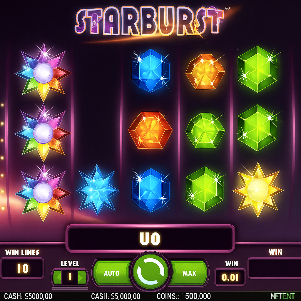 Arlequin - Starburst Slot - Wilds Expansifs