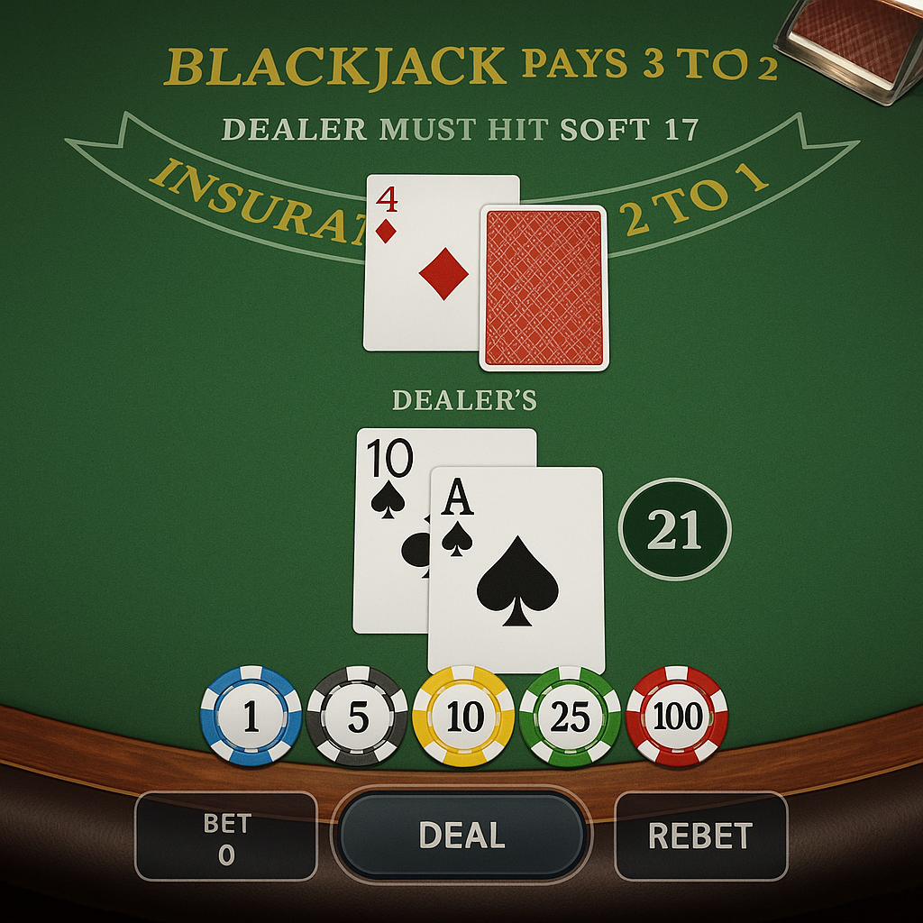 Arlequin - Blackjack Classic - Variantes Multihand